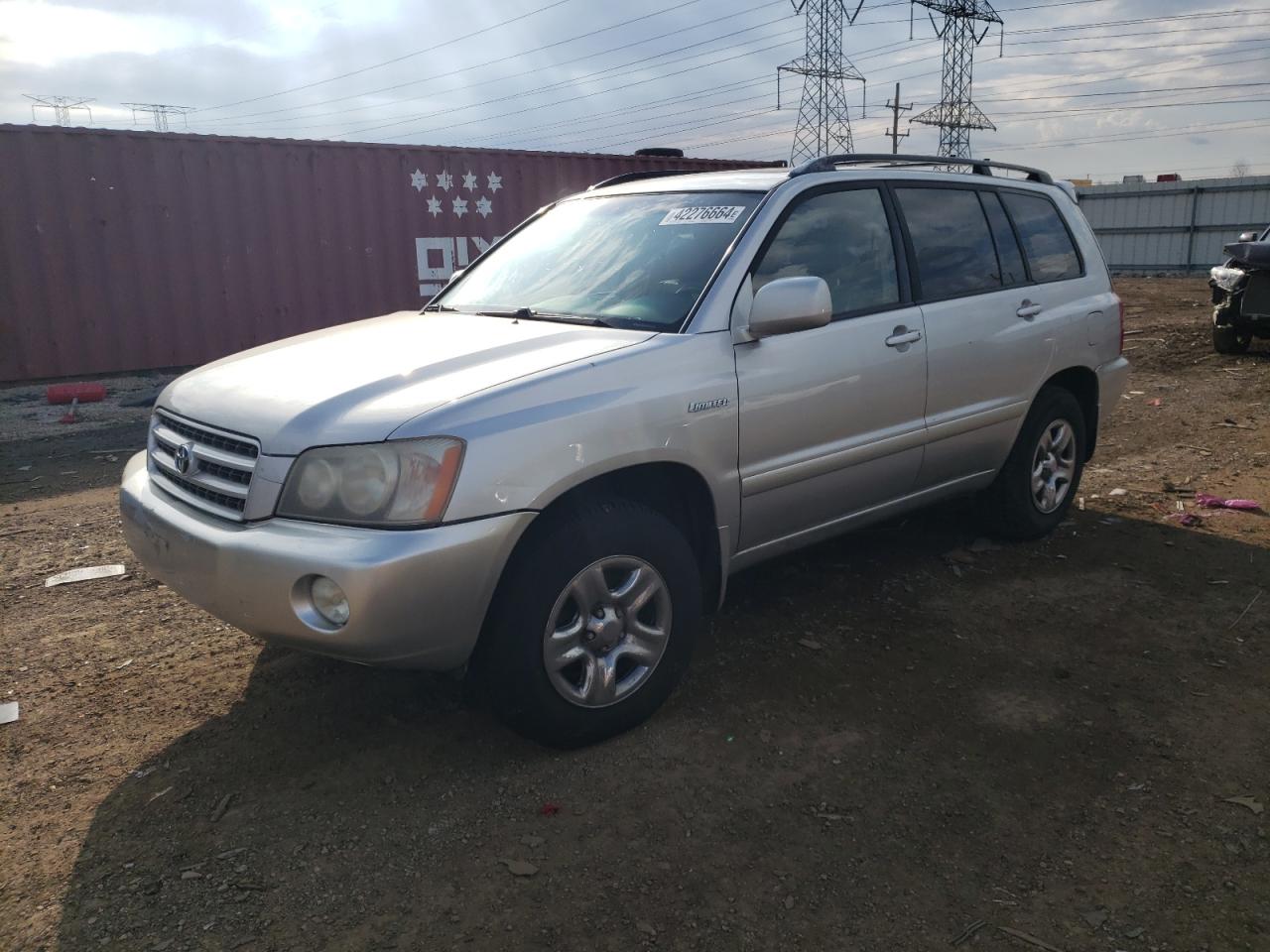 TOYOTA HIGHLANDER 2001 jtehf21a110039780