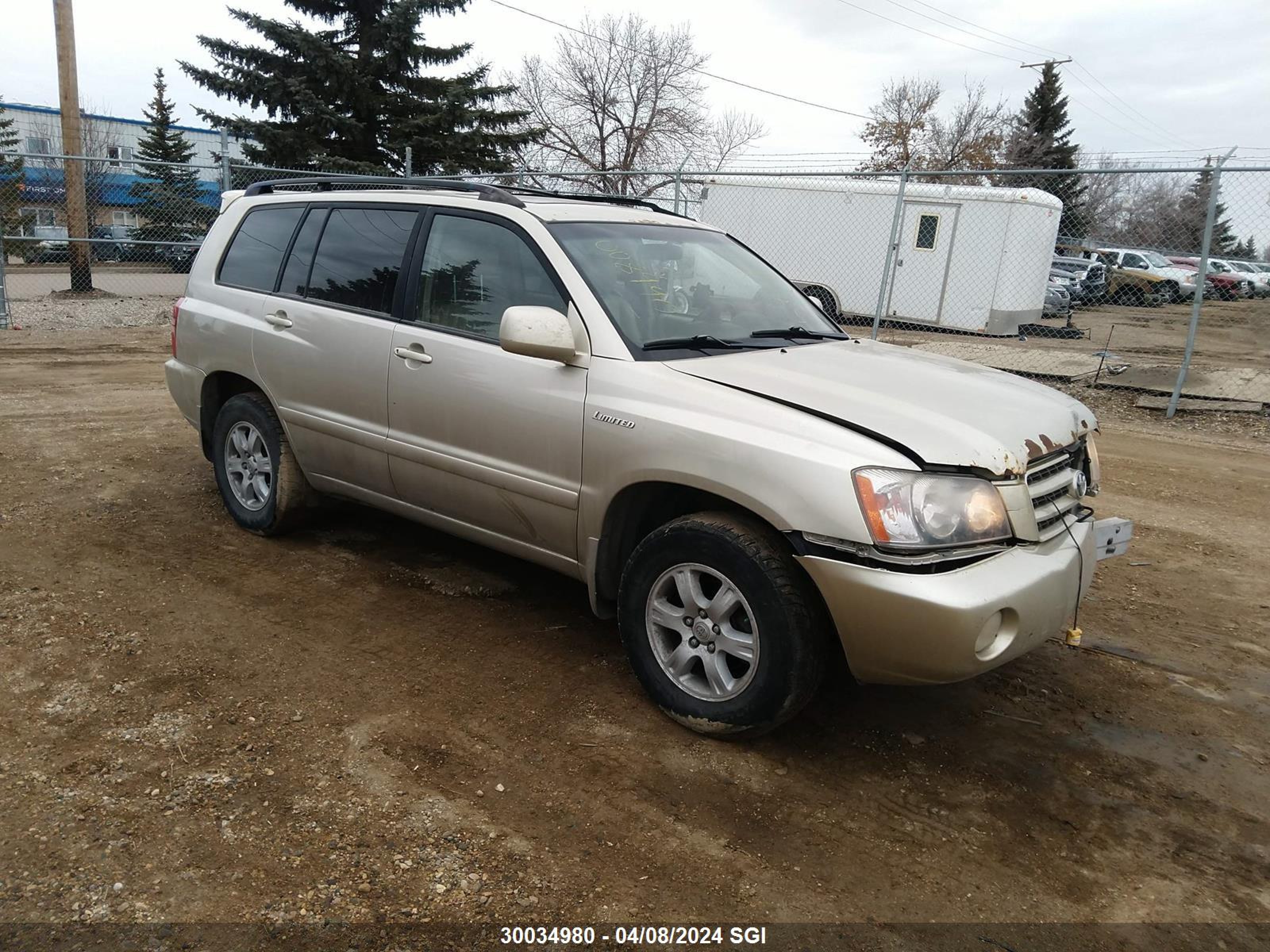 TOYOTA HIGHLANDER 2001 jtehf21a210008490