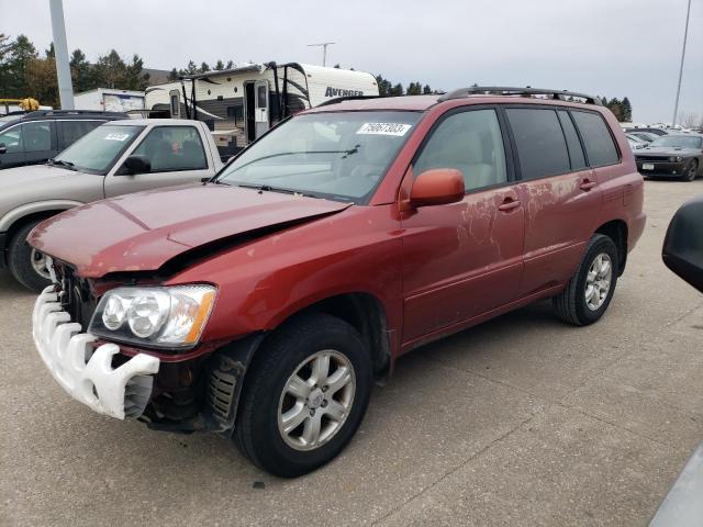 TOYOTA HIGHLANDER 2001 jtehf21a210019327