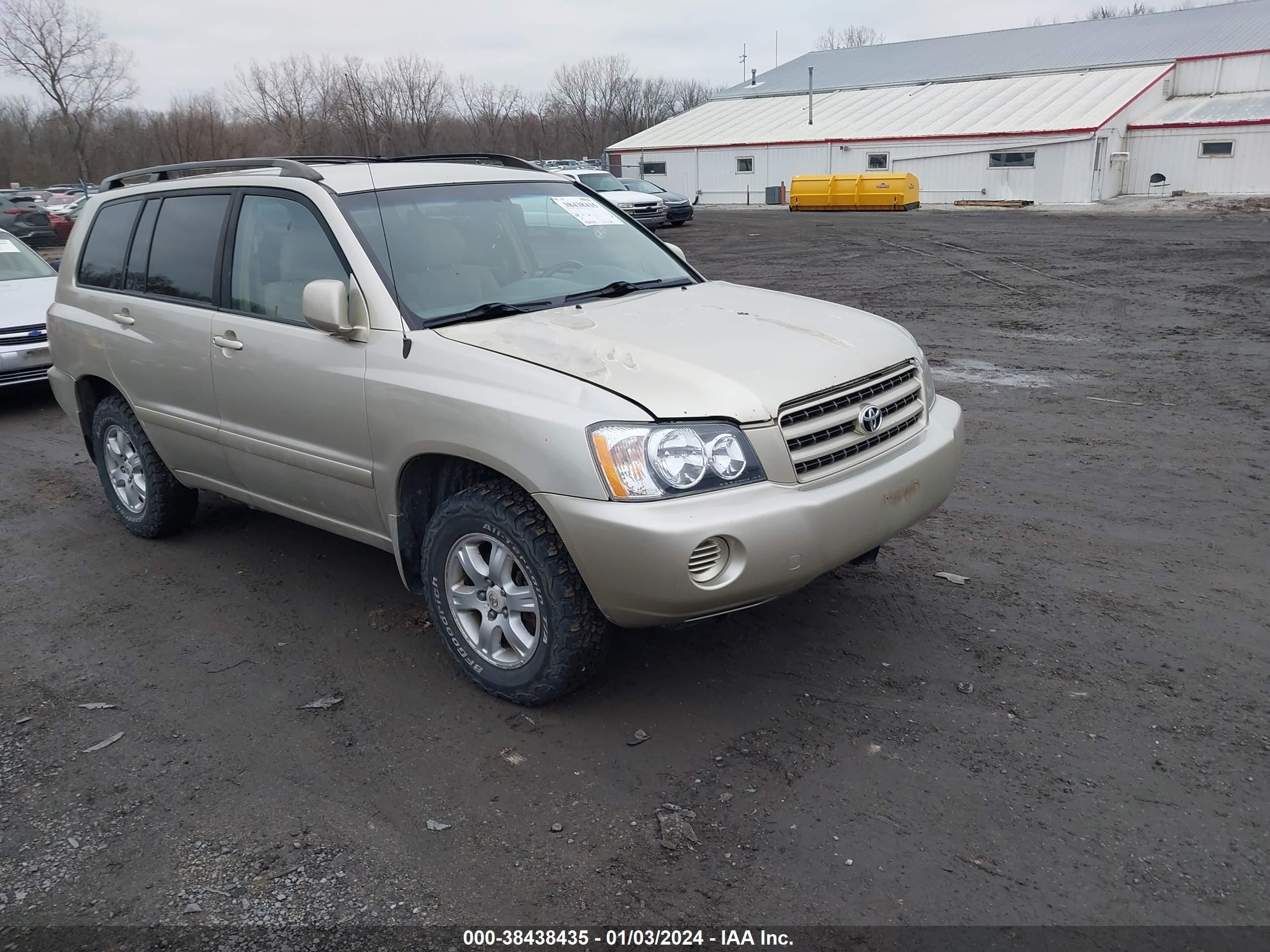 TOYOTA HIGHLANDER 2001 jtehf21a210037018