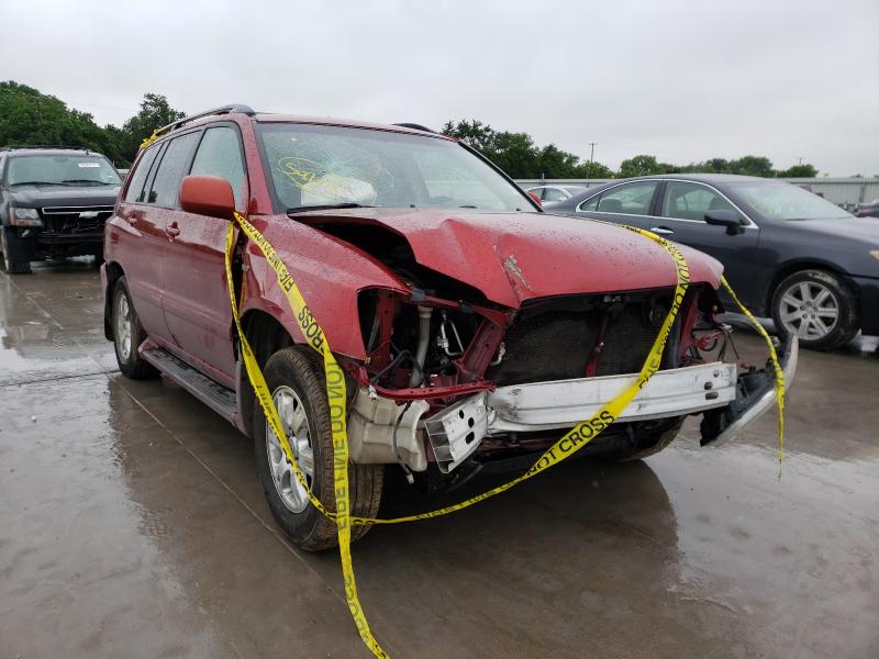 TOYOTA HIGHLANDER 2002 jtehf21a220048604