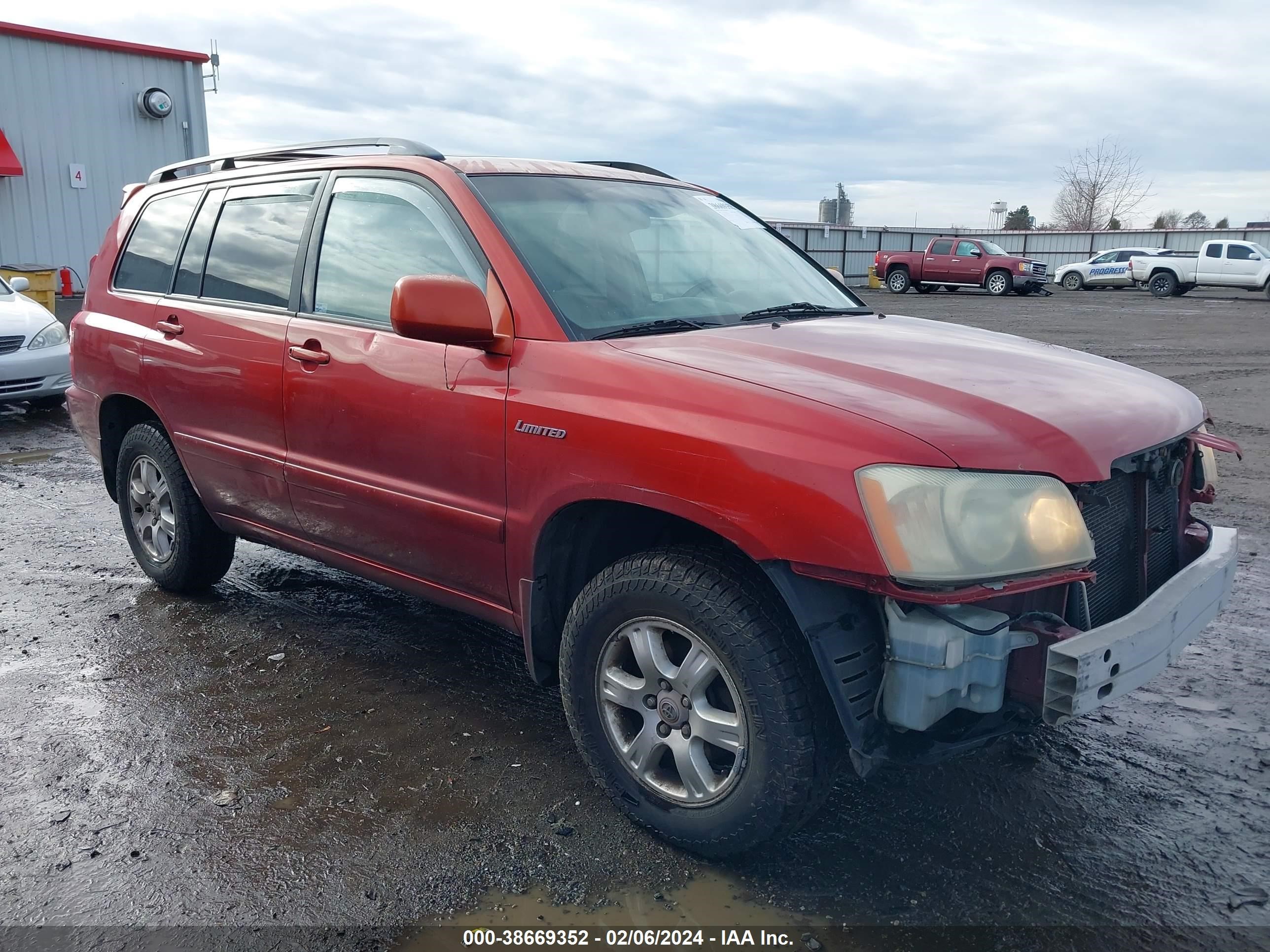 TOYOTA HIGHLANDER 2003 jtehf21a230117597