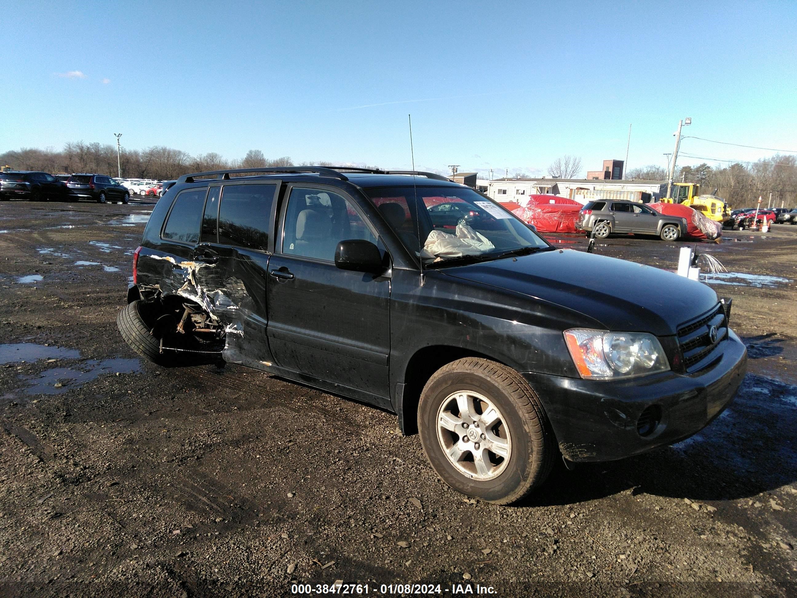 TOYOTA HIGHLANDER 2002 jtehf21a320078050