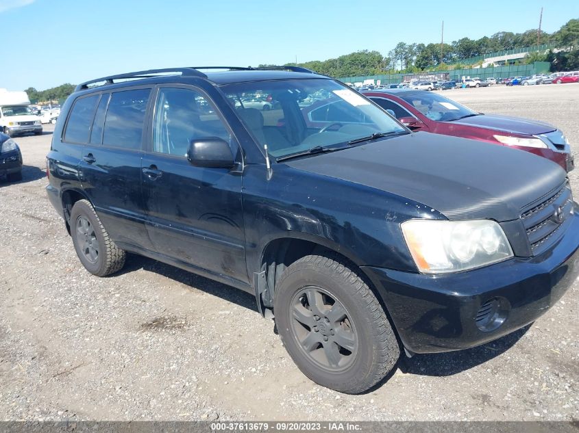 TOYOTA HIGHLANDER 2002 jtehf21a420067350