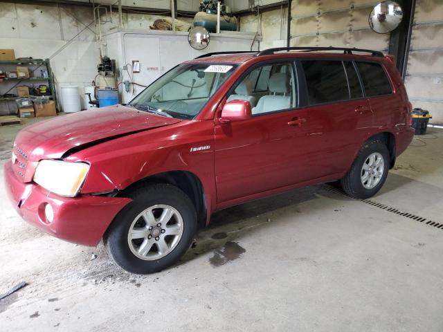 TOYOTA HIGHLANDER 2001 jtehf21a510032086