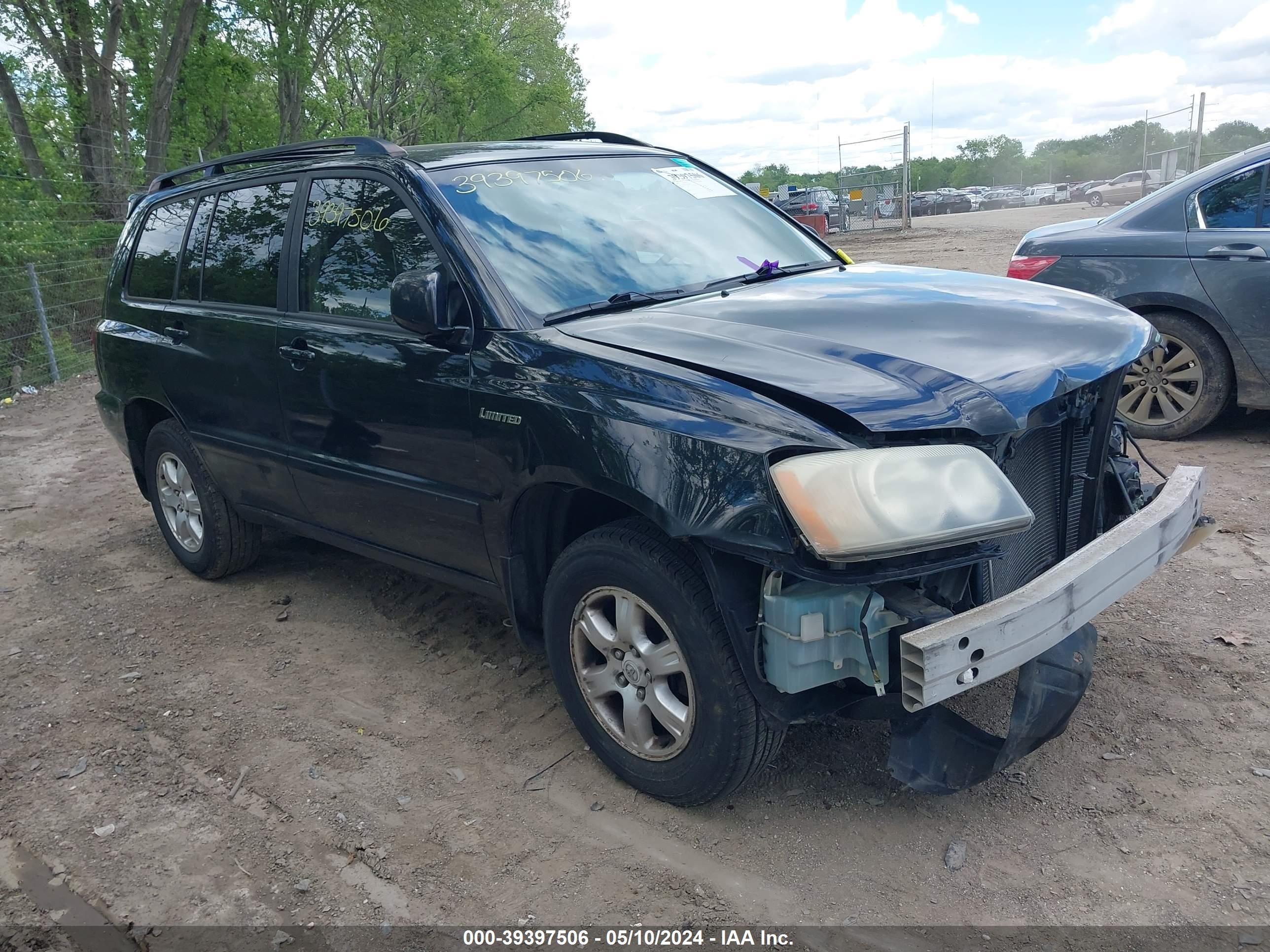 TOYOTA HIGHLANDER 2002 jtehf21a520078504