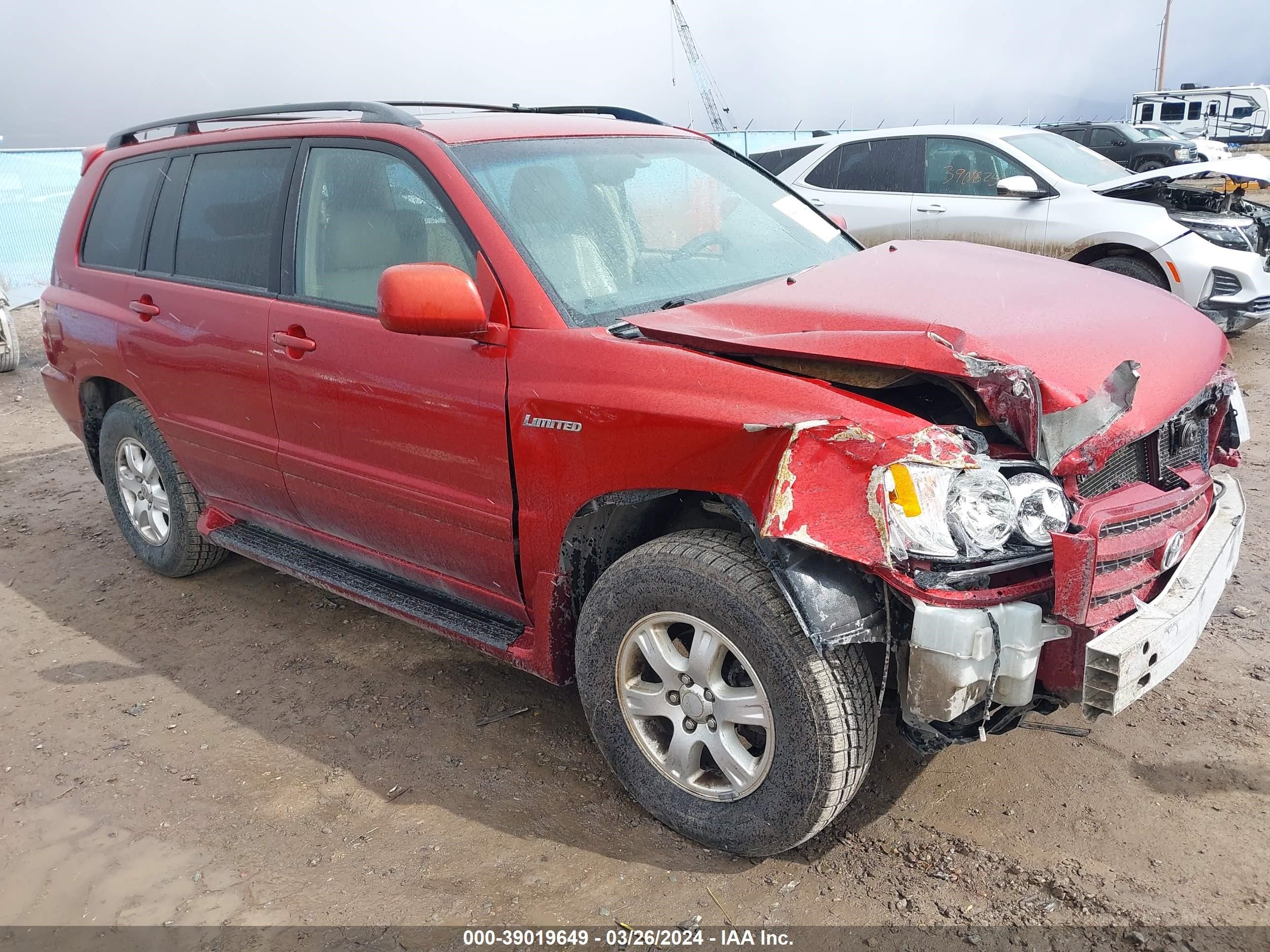 TOYOTA HIGHLANDER 2003 jtehf21a530105718