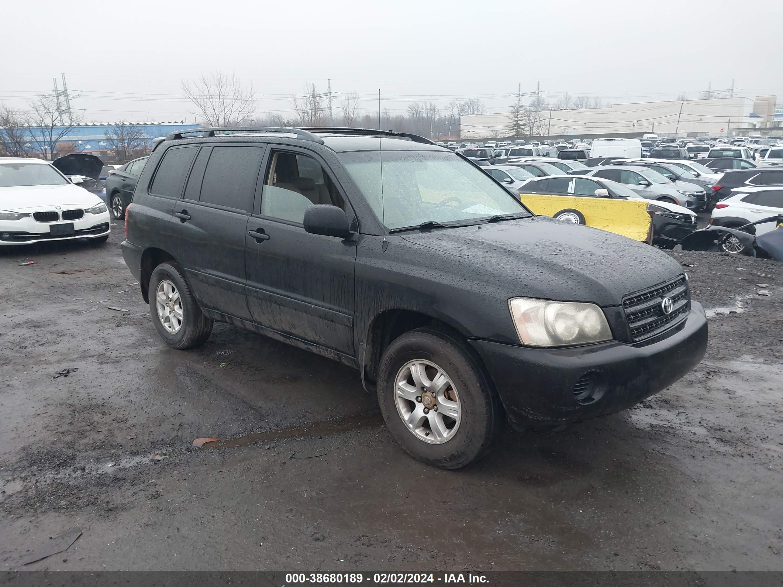 TOYOTA HIGHLANDER 2003 jtehf21a530142218