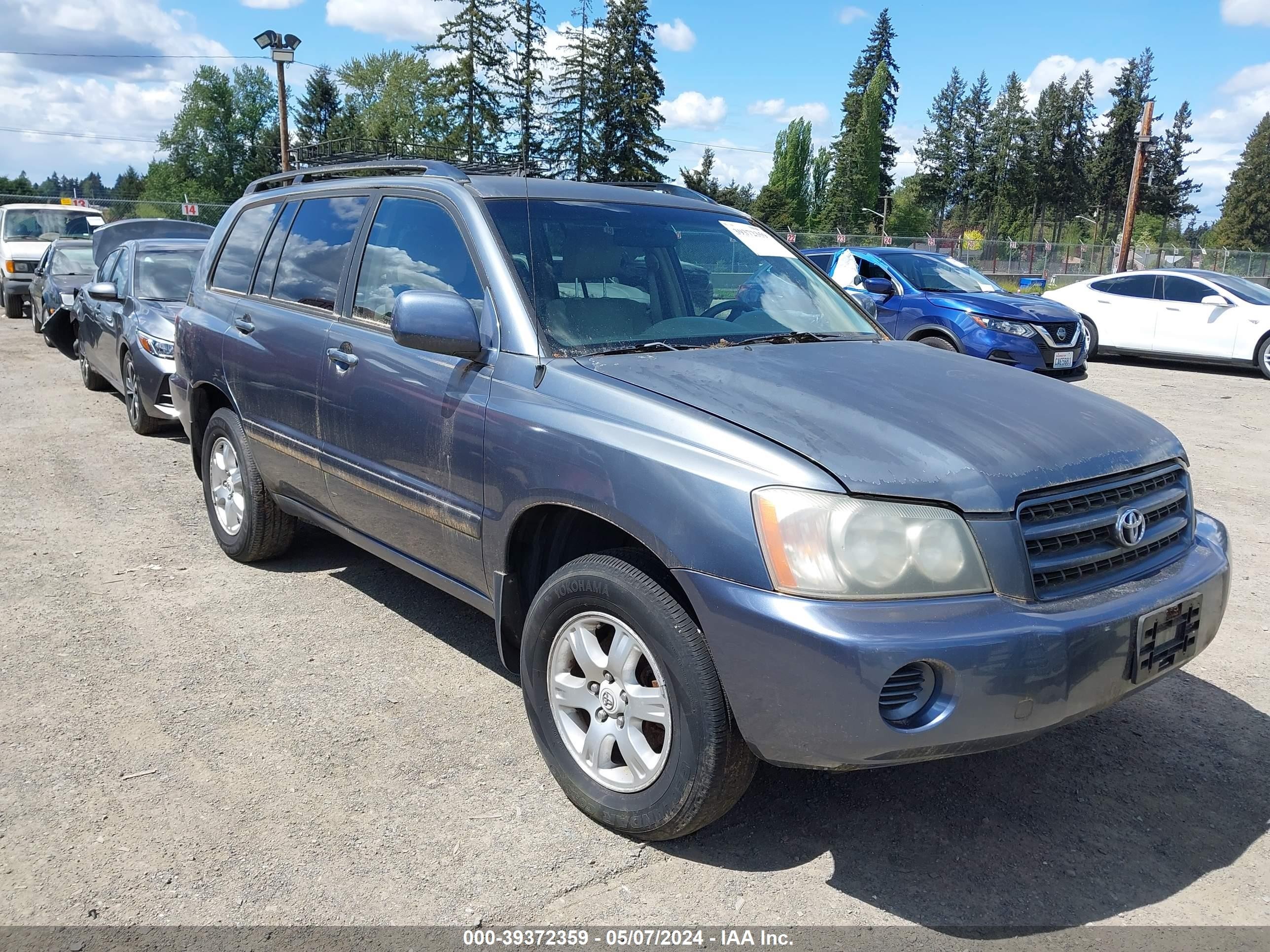 TOYOTA HIGHLANDER 2001 jtehf21a610013823