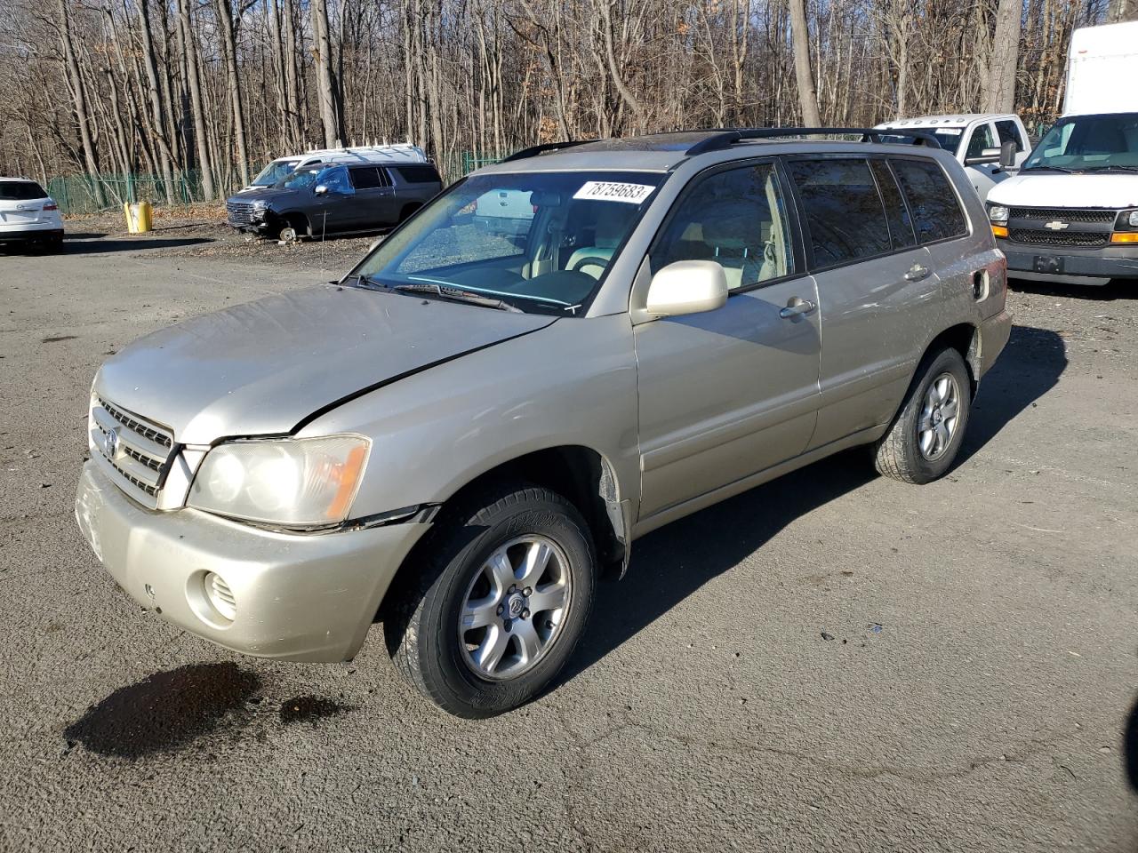 TOYOTA HIGHLANDER 2002 jtehf21a620043406