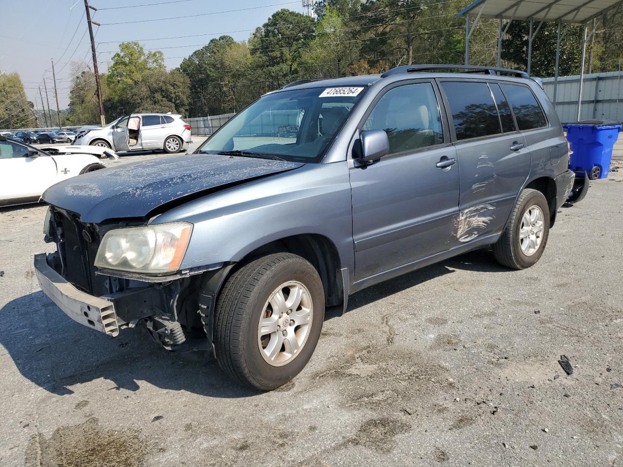 TOYOTA HIGHLANDER 2002 jtehf21a620073439