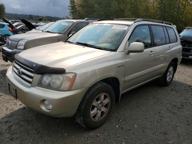 TOYOTA HIGHLANDER 2001 jtehf21a710004368