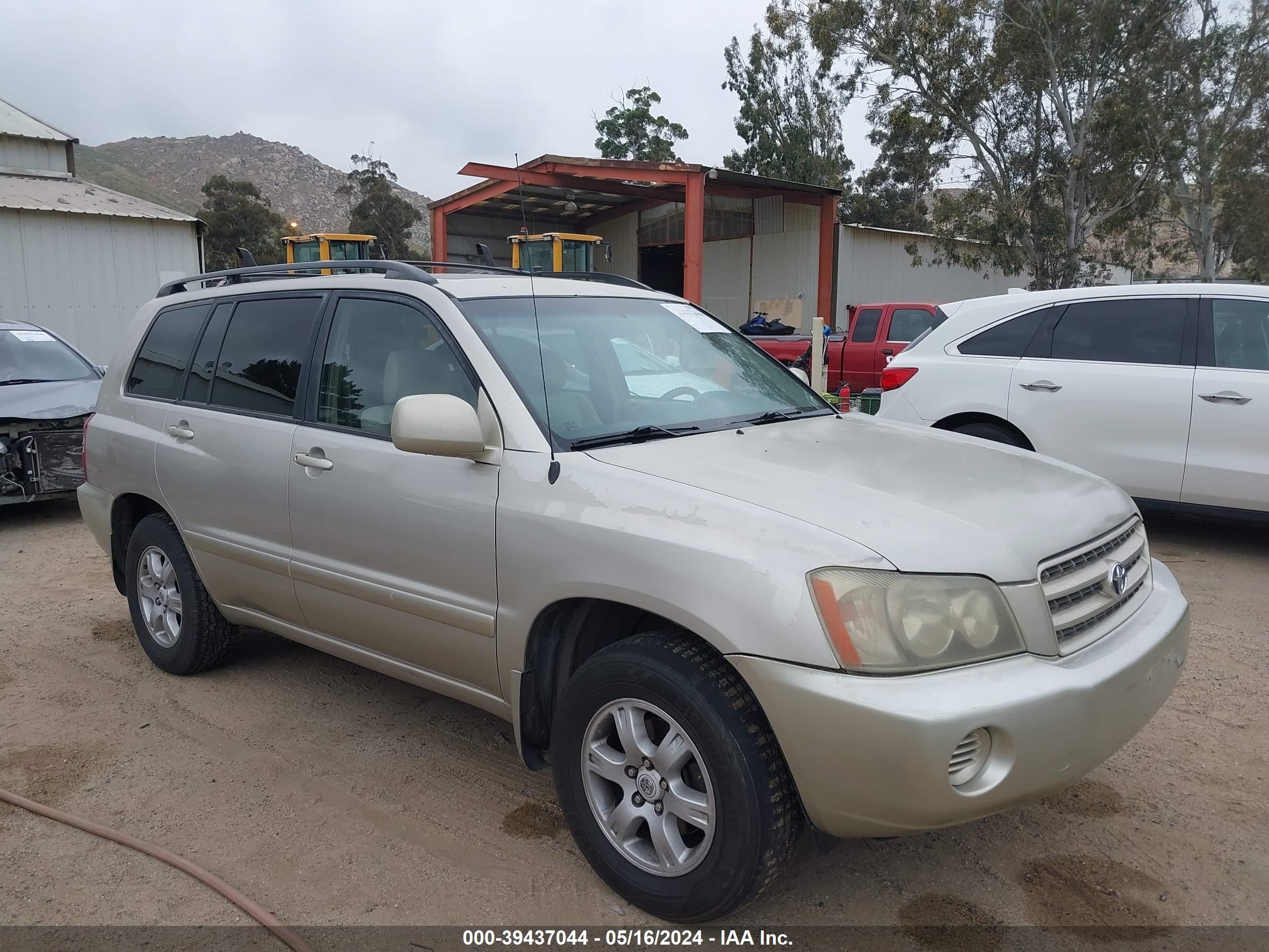 TOYOTA HIGHLANDER 2003 jtehf21a730103419