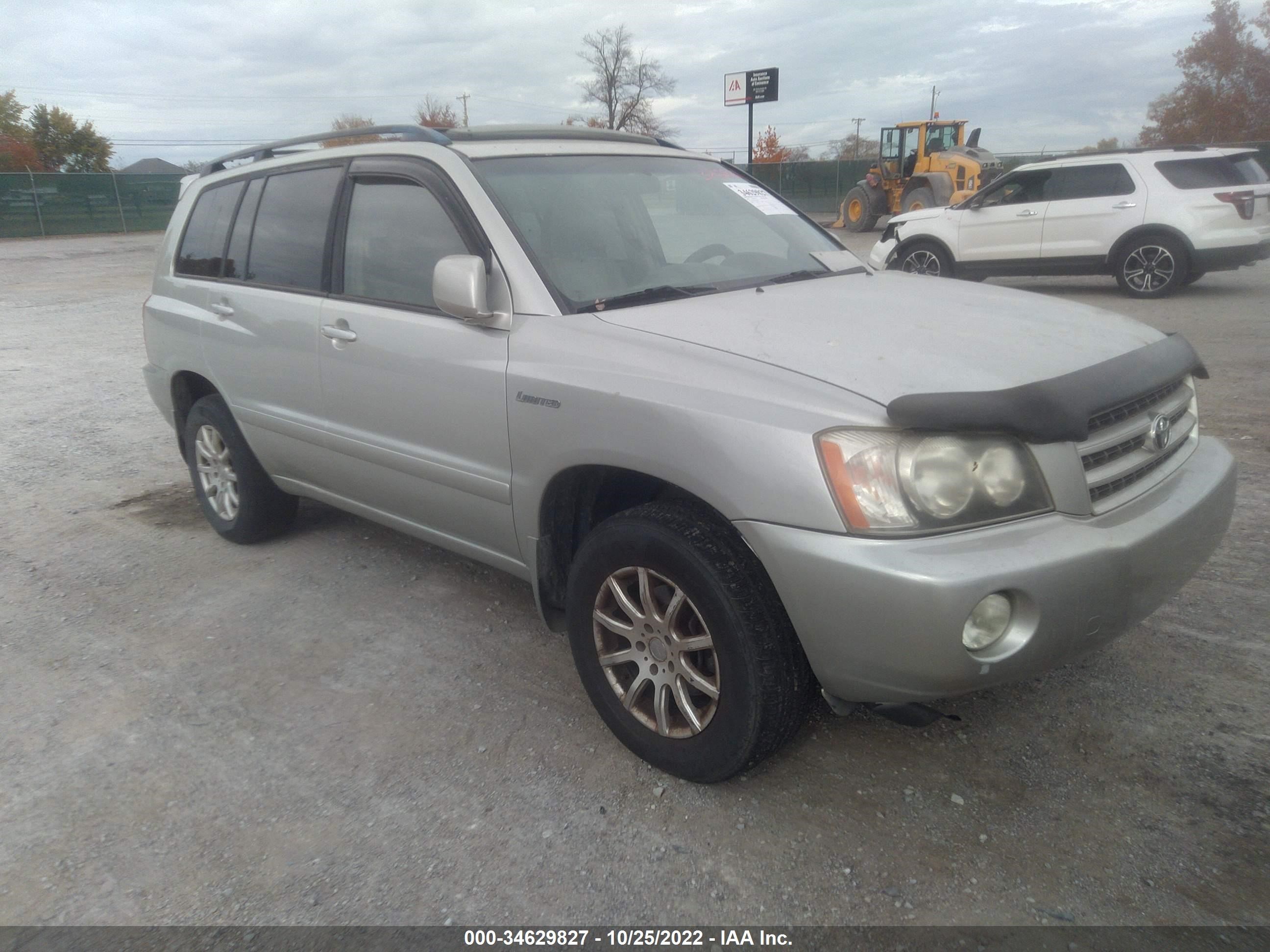 TOYOTA HIGHLANDER 2003 jtehf21a730122150