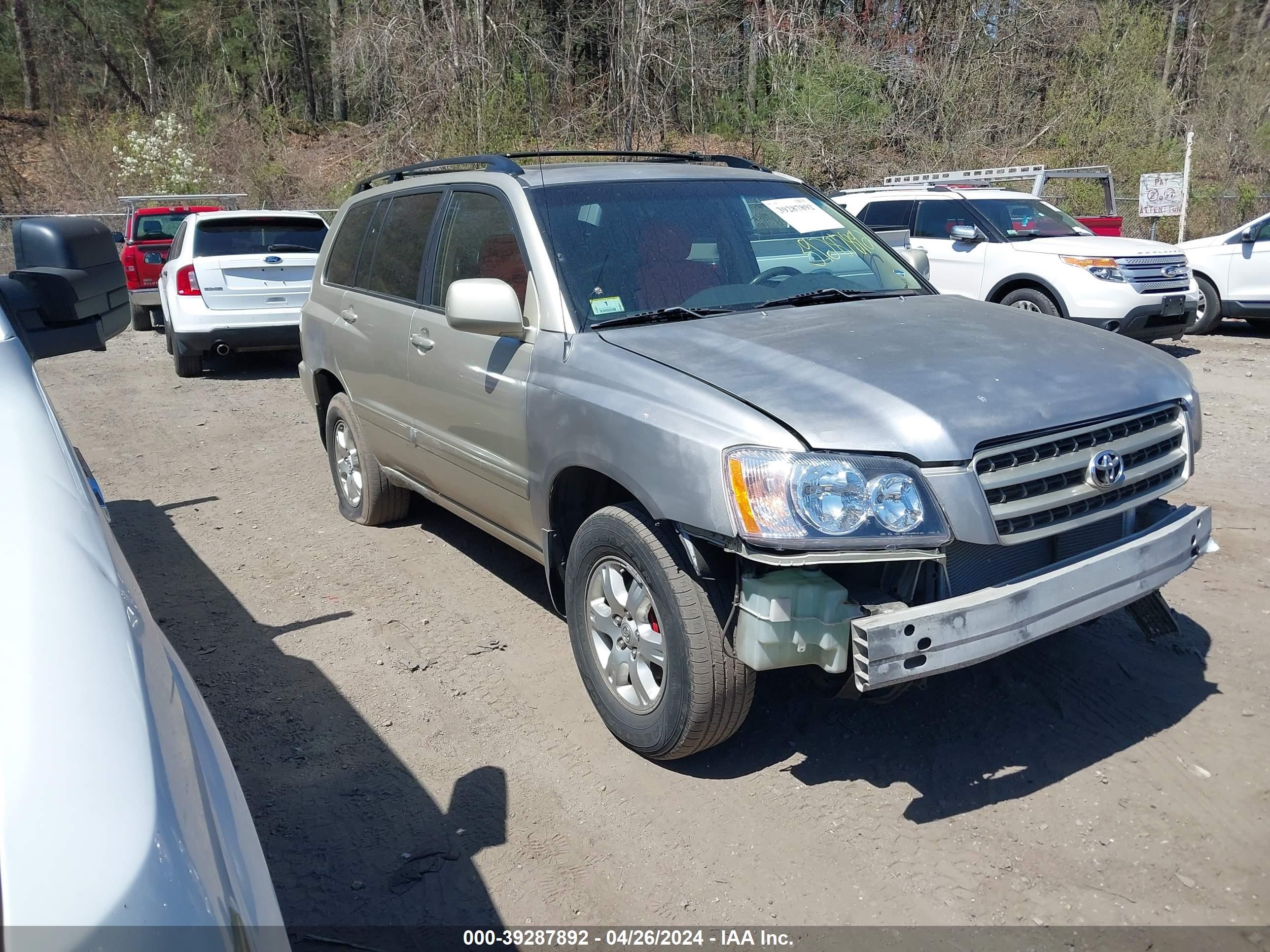 TOYOTA HIGHLANDER 2001 jtehf21a810027755