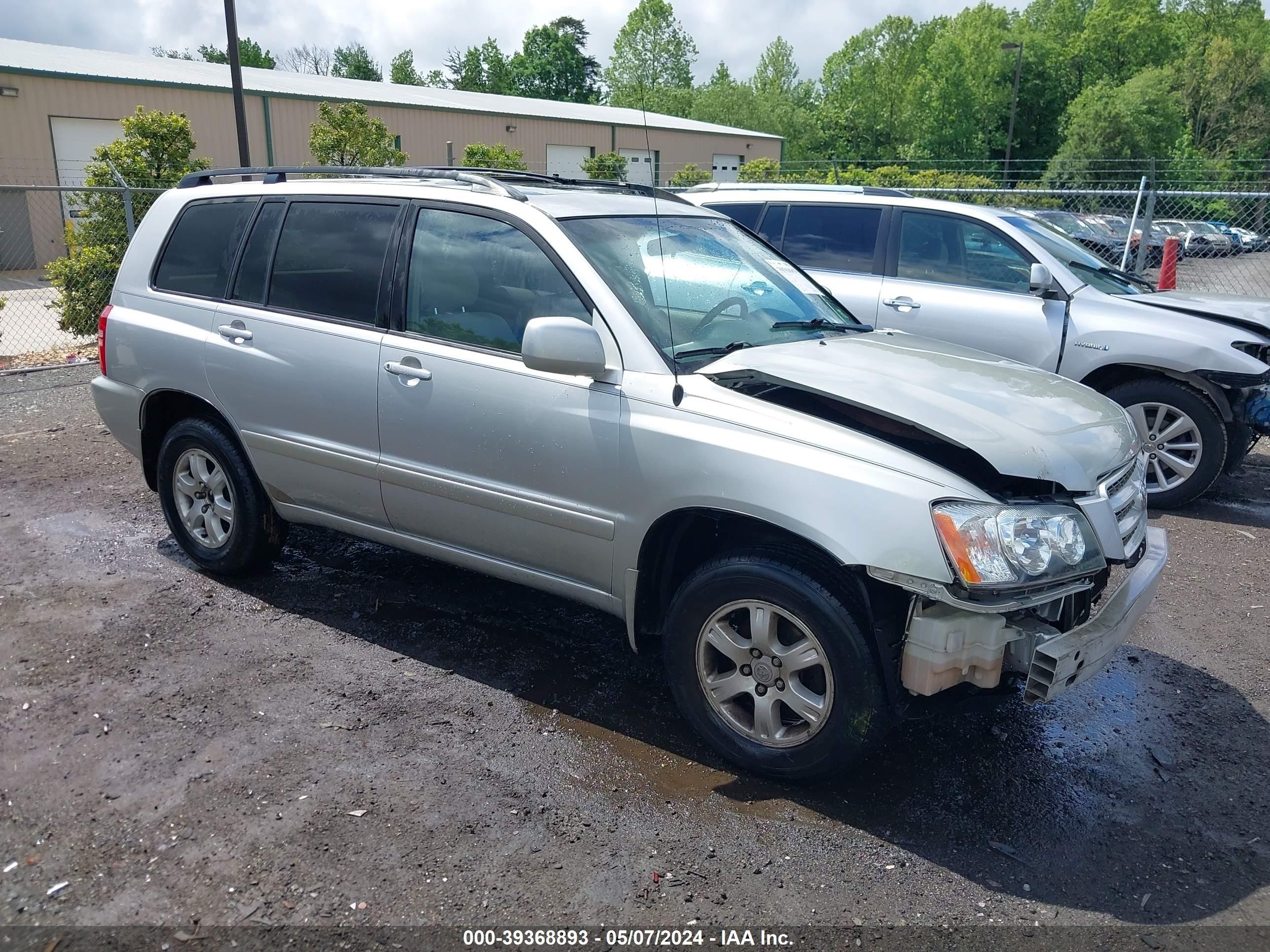 TOYOTA HIGHLANDER 2002 jtehf21a820095586