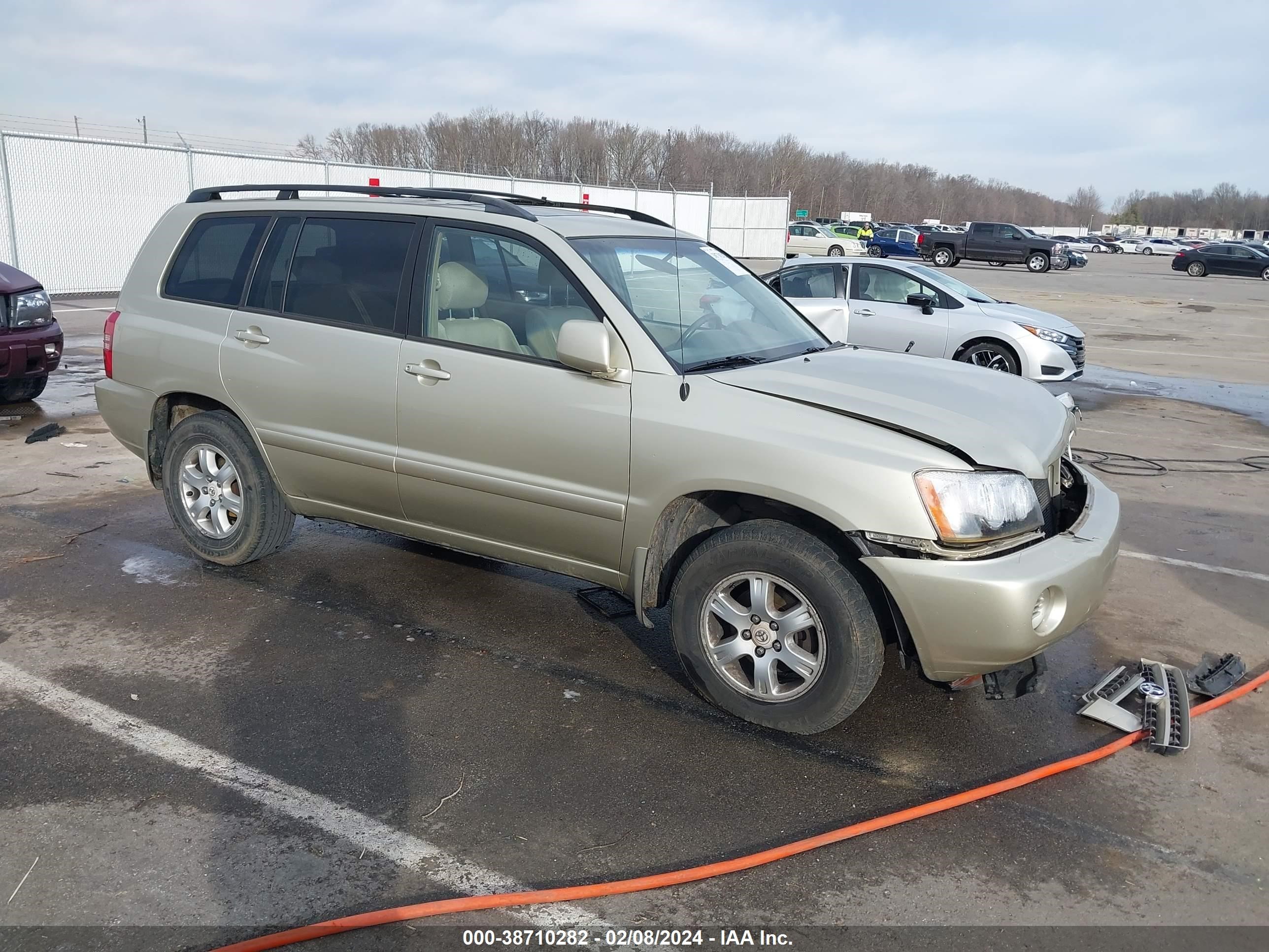 TOYOTA HIGHLANDER 2003 jtehf21a830120777