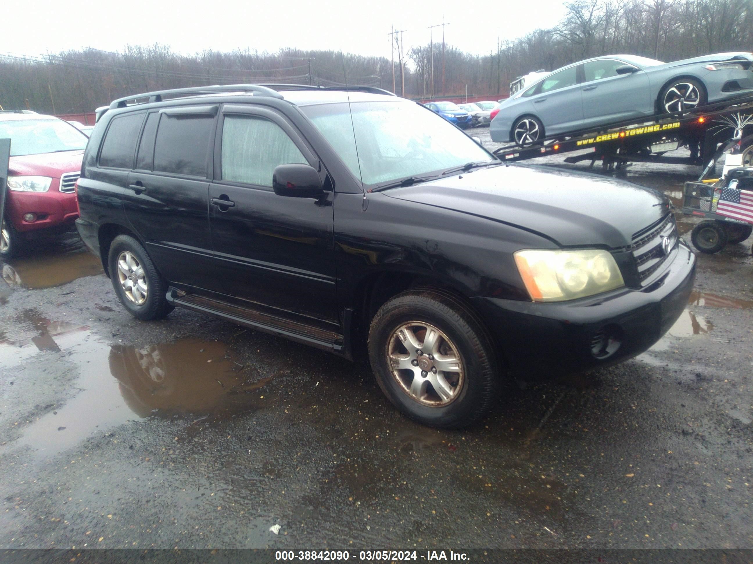 TOYOTA HIGHLANDER 2003 jtehf21a830133187