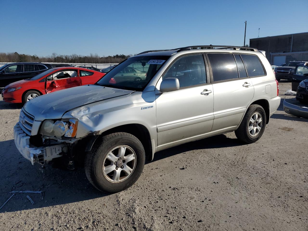 TOYOTA HIGHLANDER 2003 jtehf21a830141600