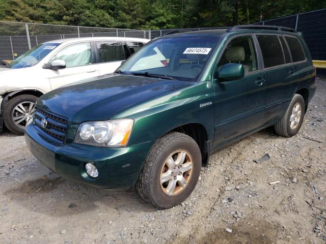 TOYOTA HIGHLANDER 2002 jtehf21a920095807