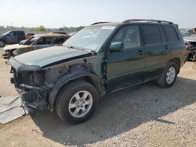 TOYOTA HIGHLANDER 2001 jtehf21ax10010651