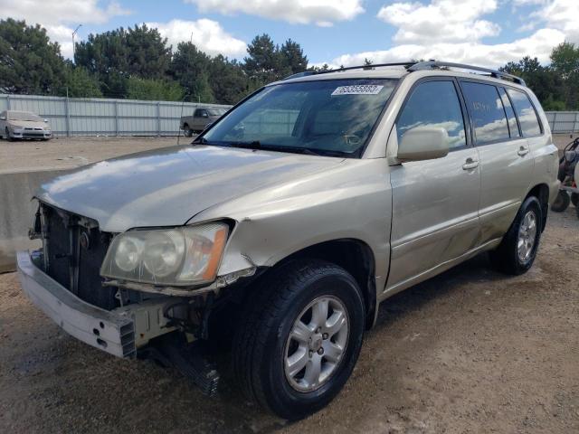 TOYOTA HIGHLANDER 2002 jtehf21ax20064114