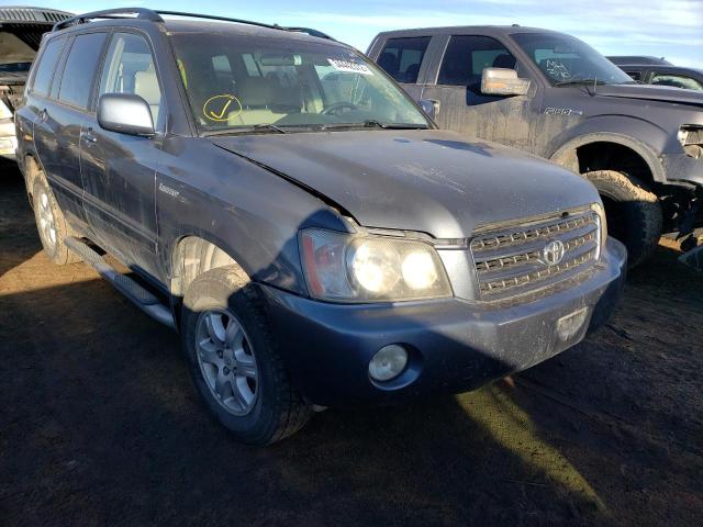 TOYOTA HIGHLANDER 2002 jtehf21ax20068373