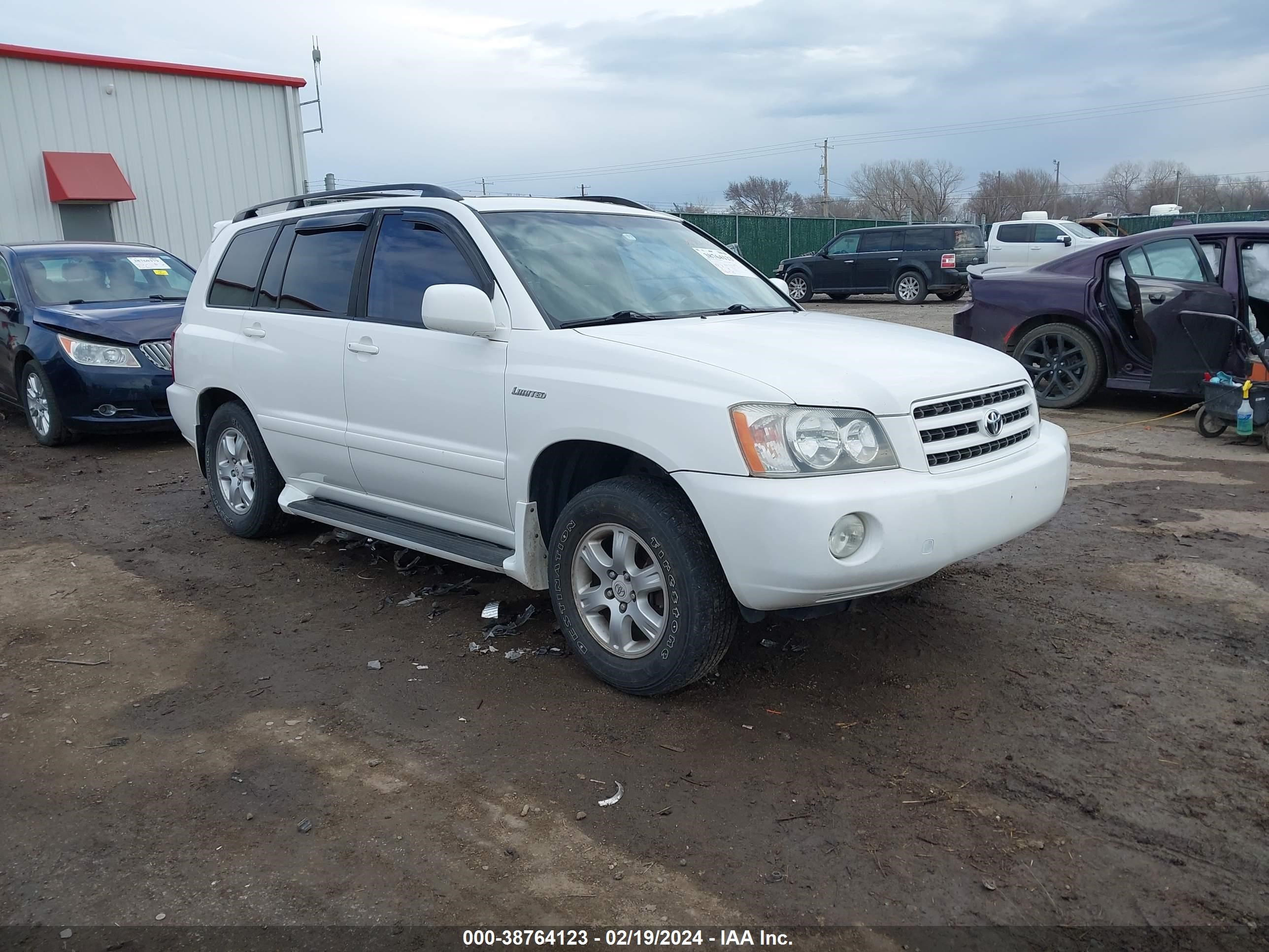 TOYOTA HIGHLANDER 2002 jtehf21ax20073248