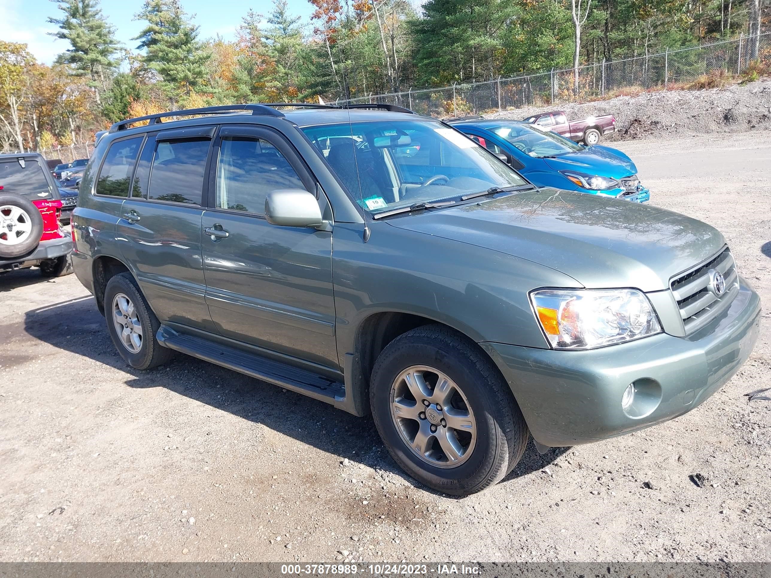 TOYOTA HIGHLANDER 2007 jtehp21a070191989