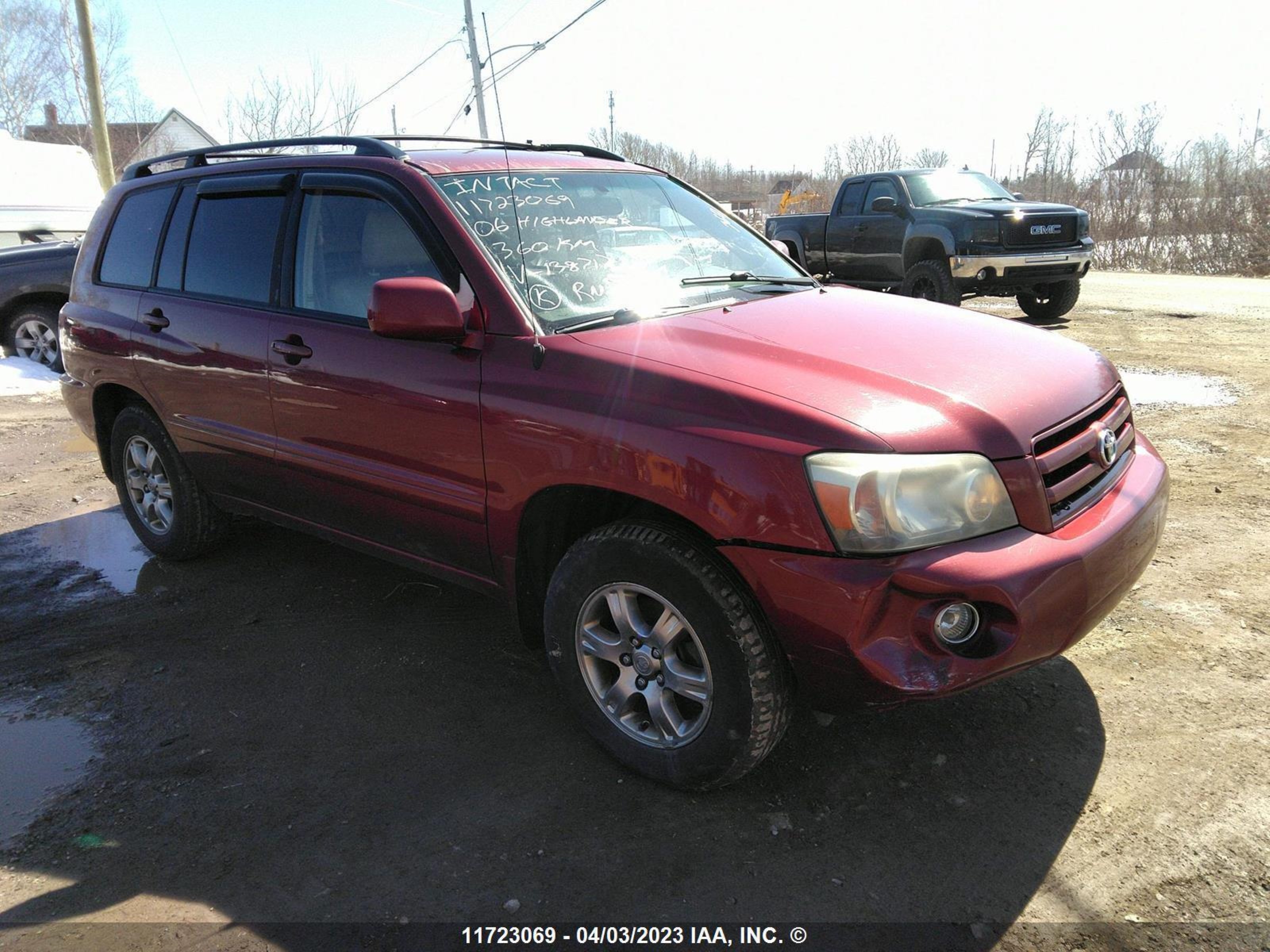 TOYOTA HIGHLANDER 2006 jtehp21a160138717