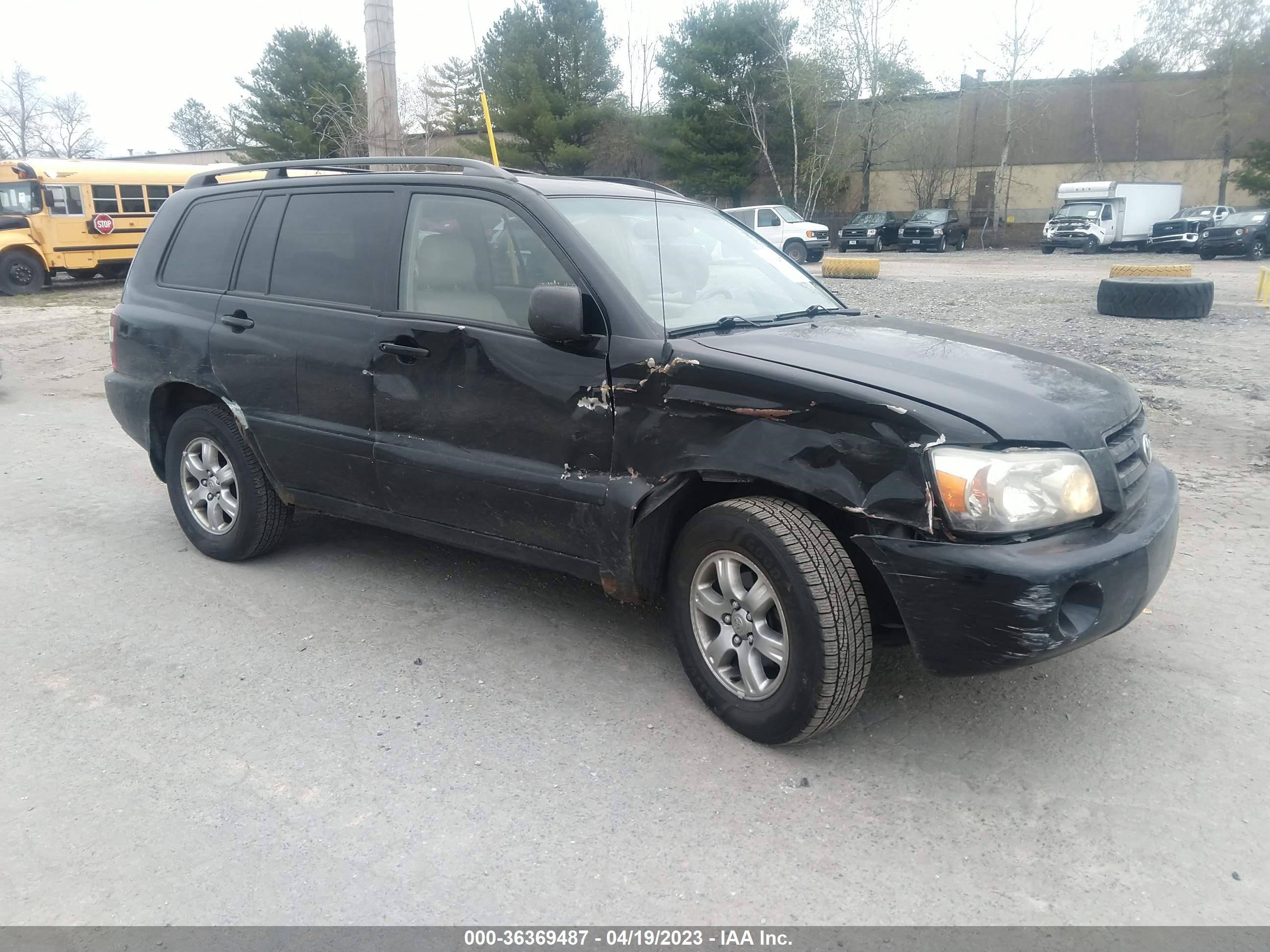 TOYOTA HIGHLANDER 2006 jtehp21a360185750