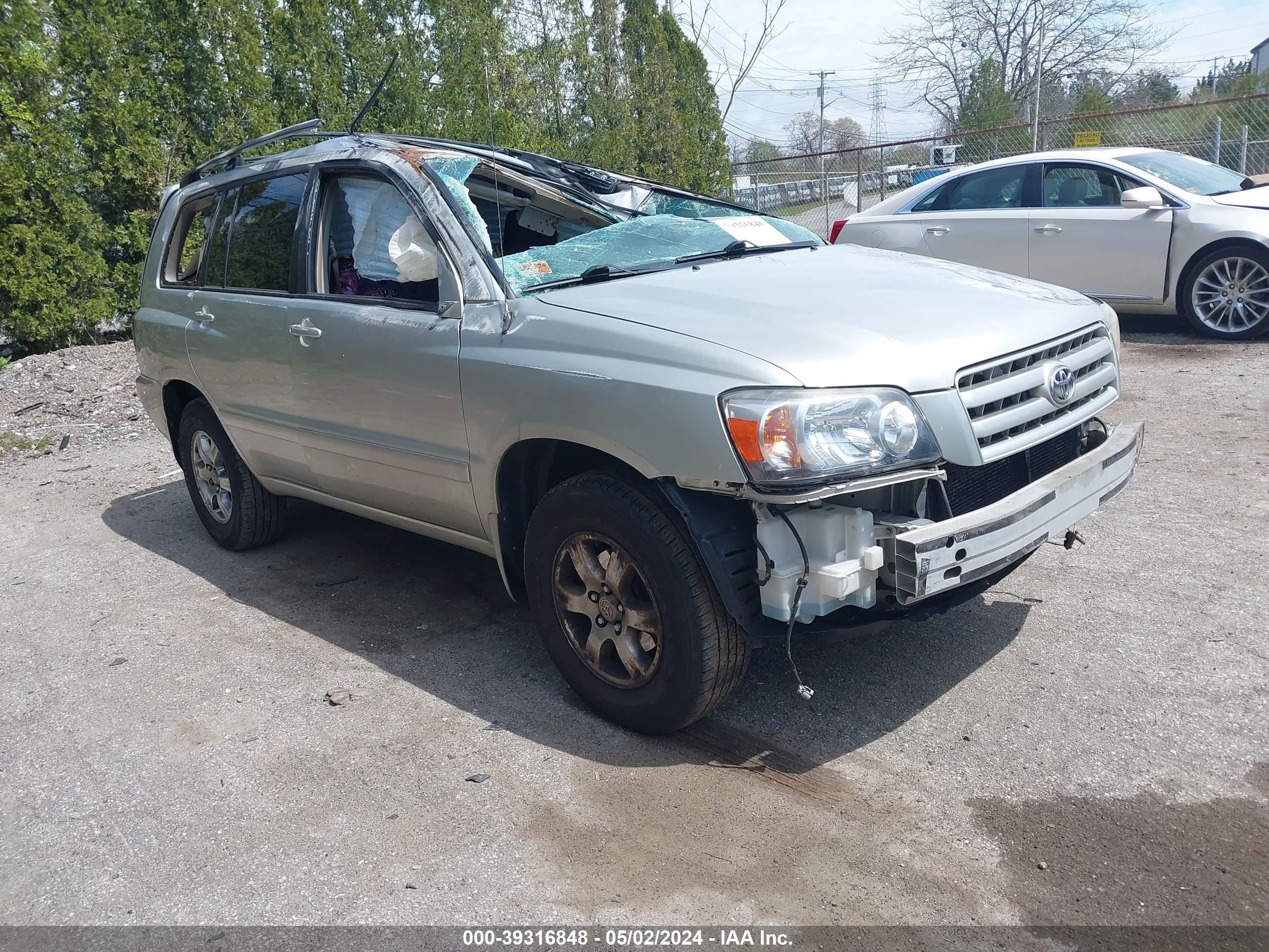 TOYOTA HIGHLANDER 2007 jtehp21a470217980