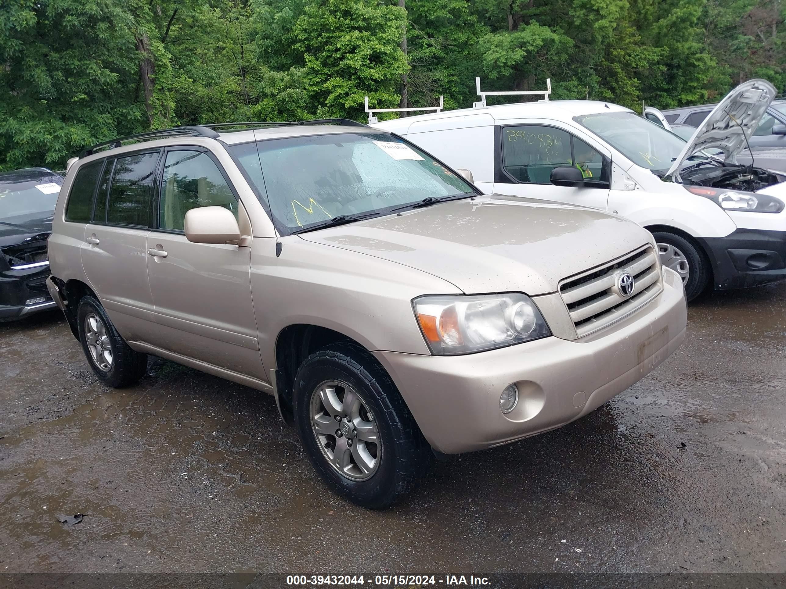 TOYOTA HIGHLANDER 2007 jtehp21a770190872