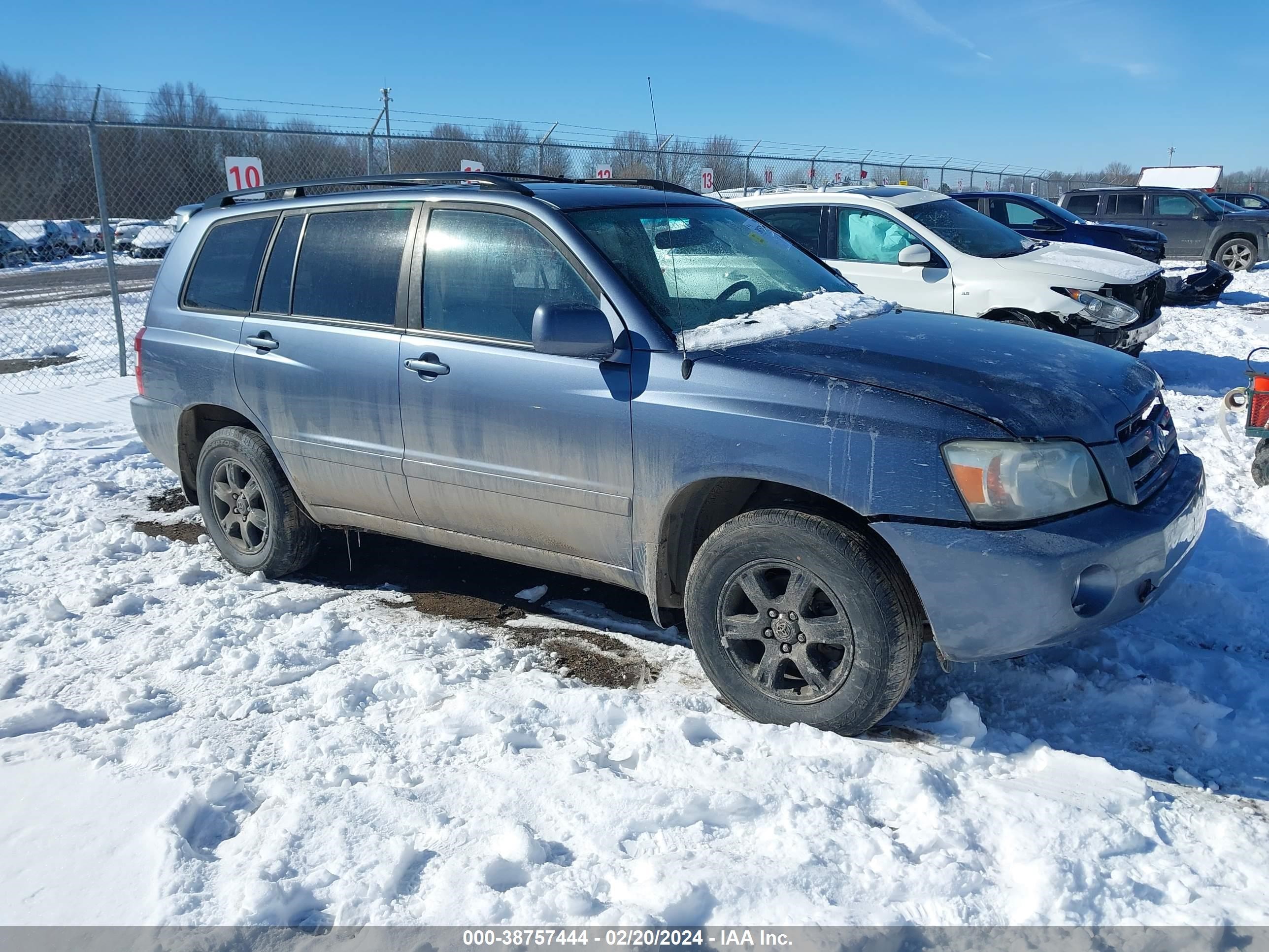 TOYOTA HIGHLANDER 2007 jtehp21a770218914