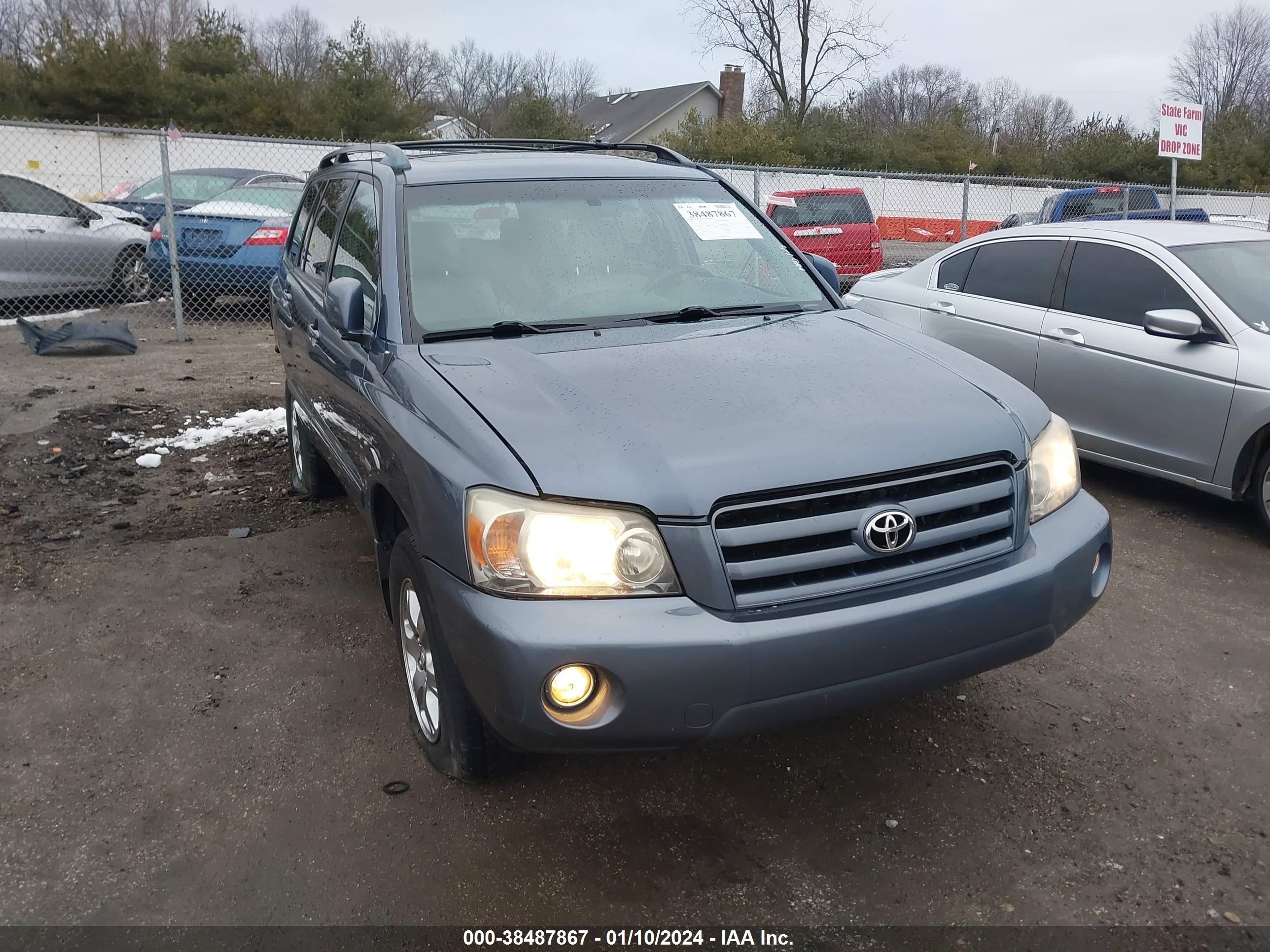 TOYOTA HIGHLANDER 2007 jtehp21a870214211