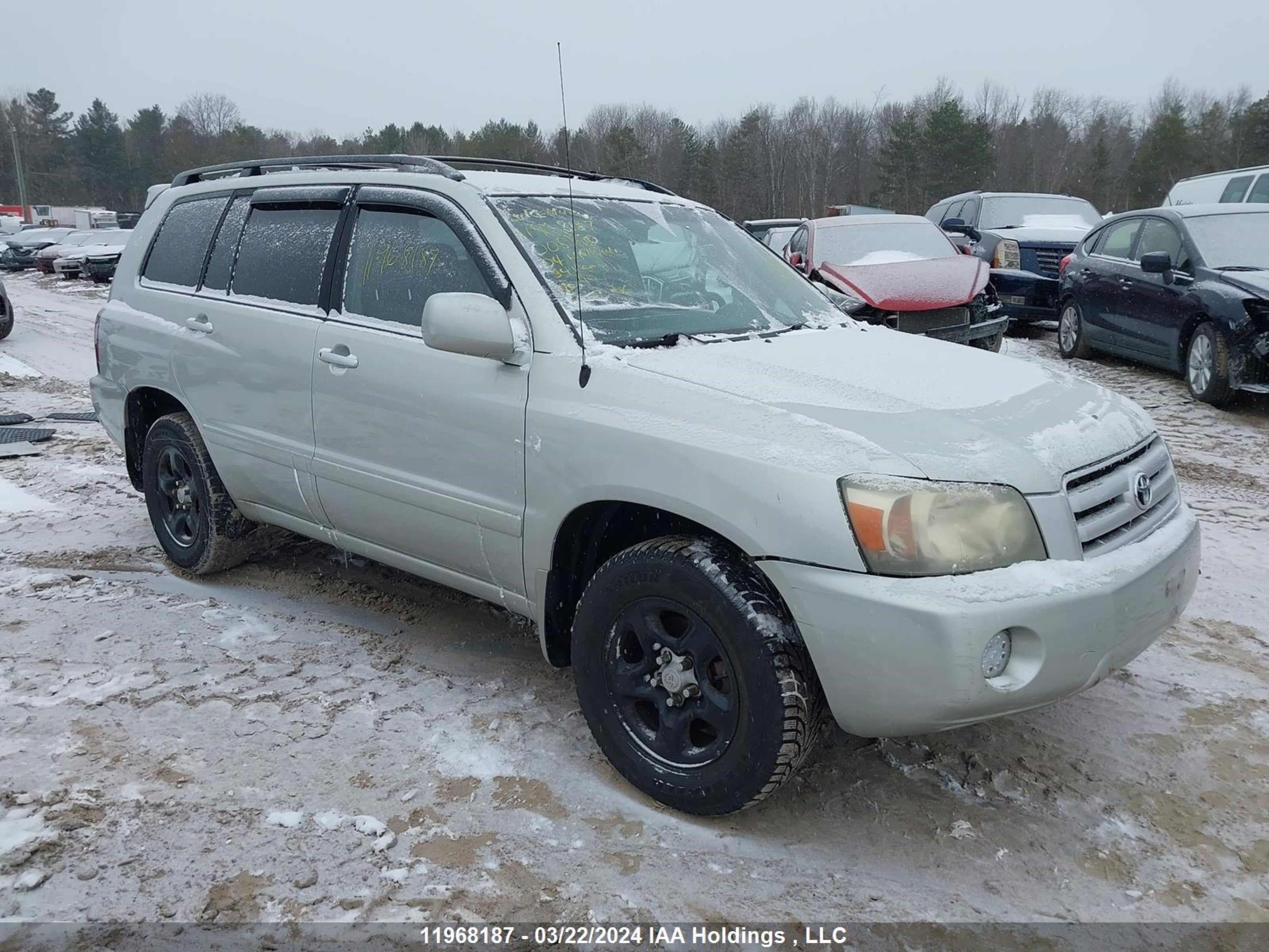 TOYOTA HIGHLANDER 2004 jtehp21a940005880