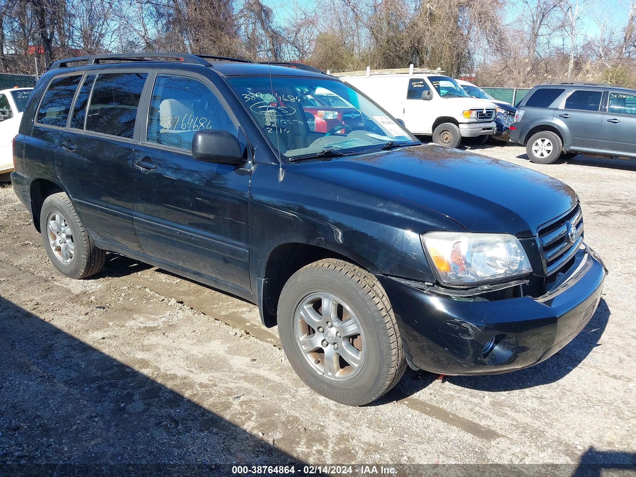 TOYOTA HIGHLANDER 2006 jtehp21a960186675