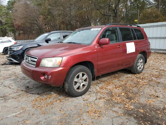 TOYOTA HIGHLANDER 2007 jtehp21ax70197542