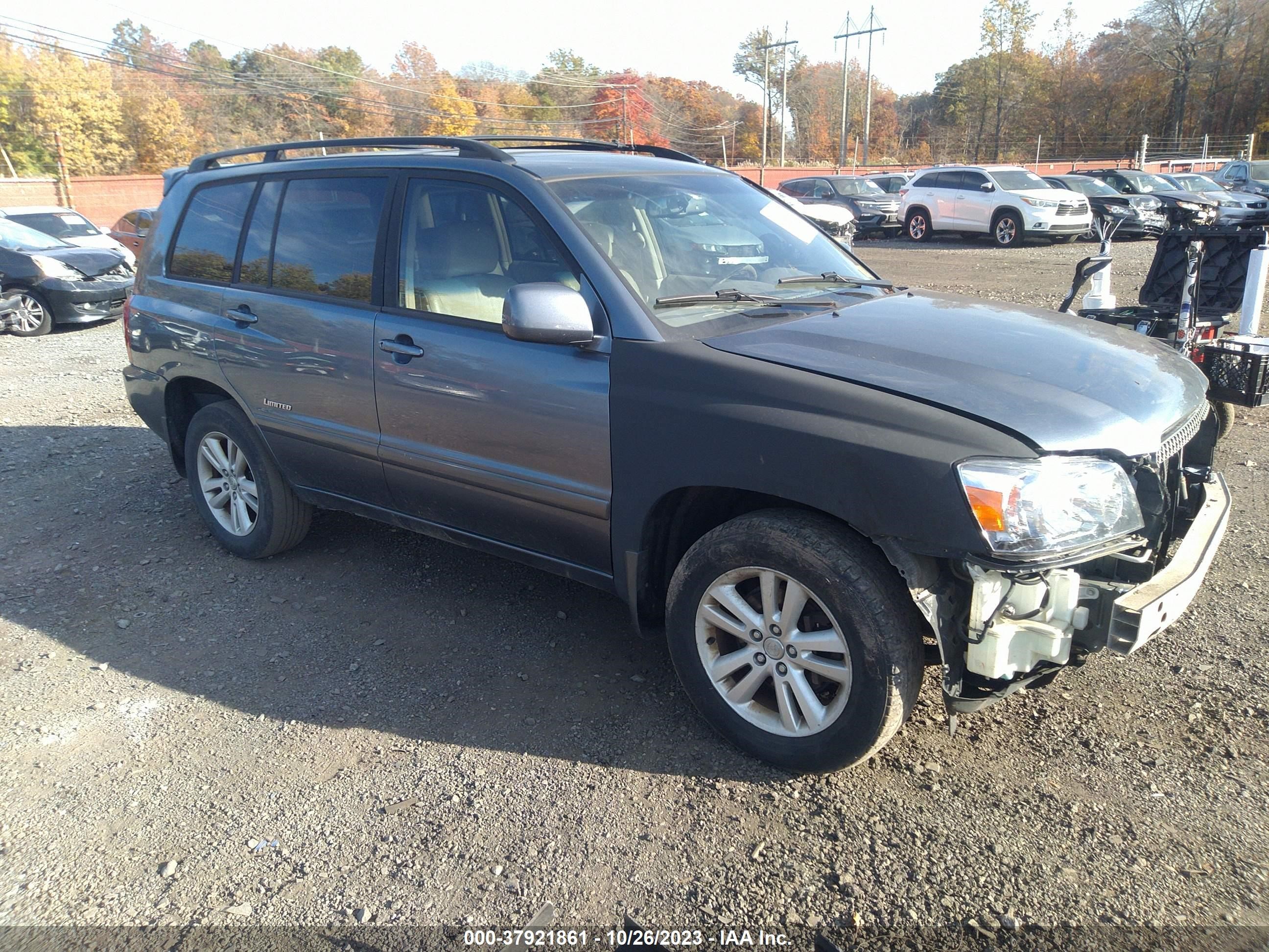 TOYOTA HIGHLANDER 2007 jtehw21a070035454