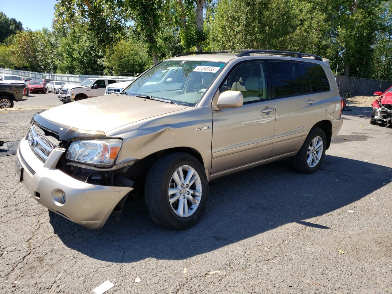 TOYOTA HIGHLANDER 2007 jtehw21a270050019