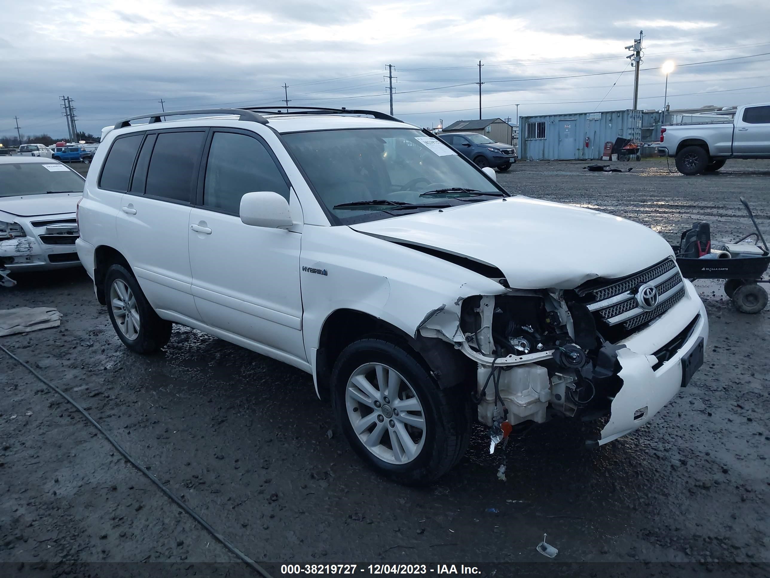 TOYOTA HIGHLANDER 2007 jtehw21a670039248