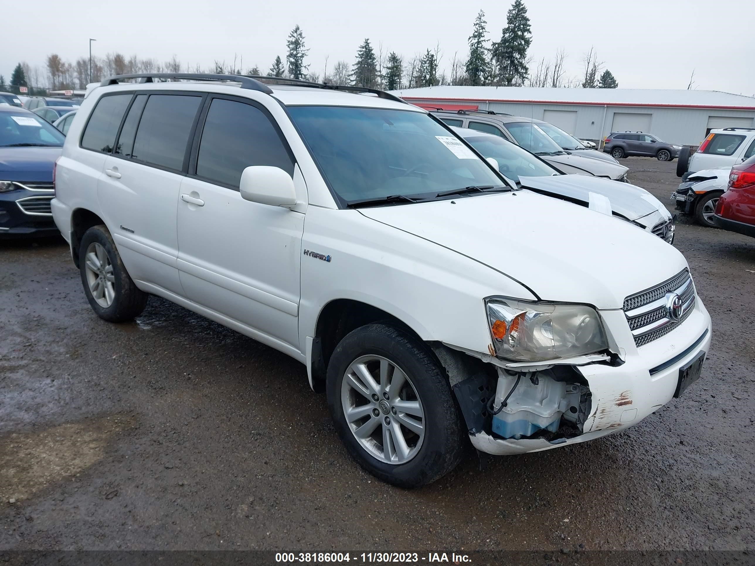 TOYOTA HIGHLANDER 2007 jtehw21ax70036384