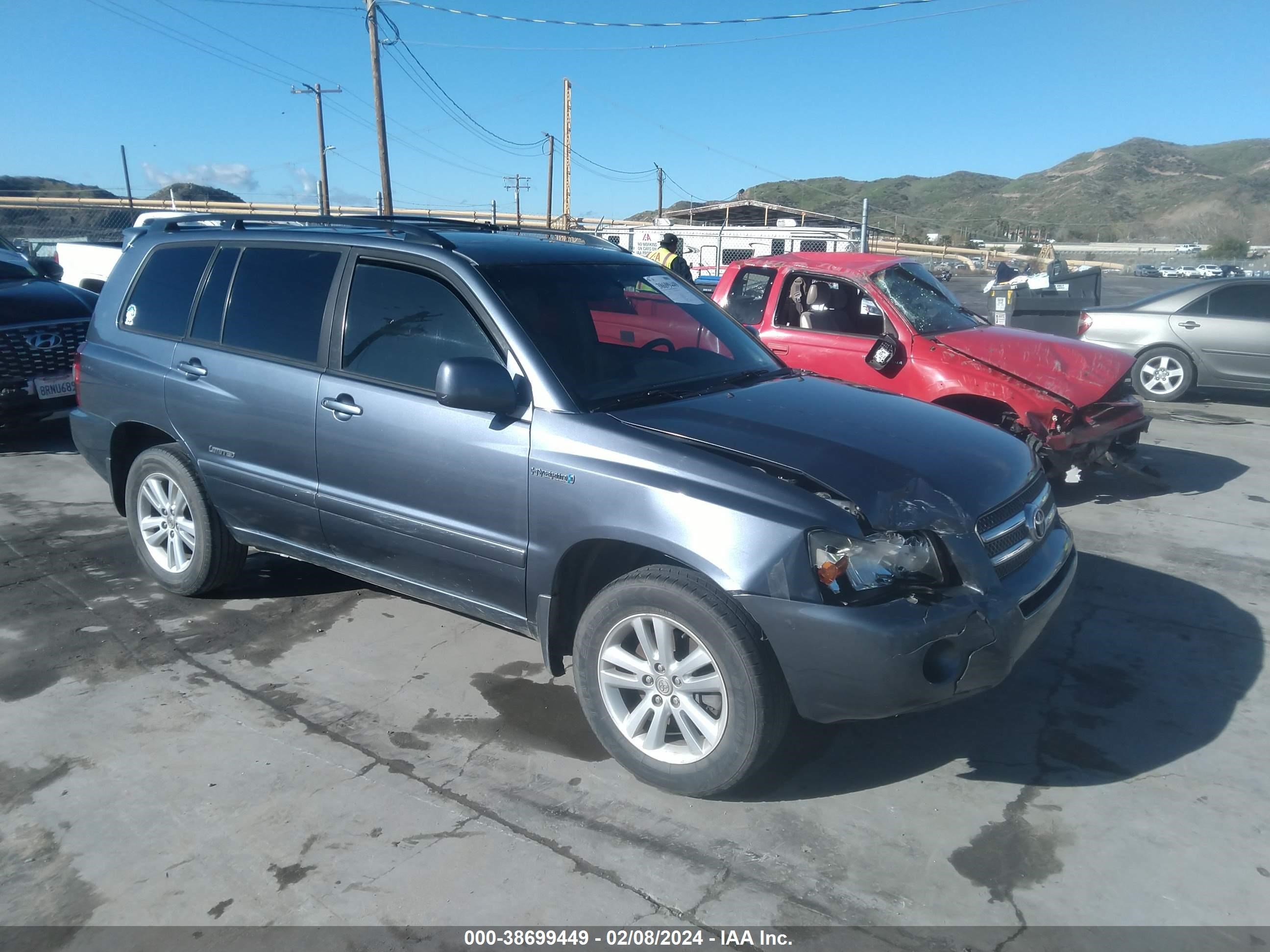 TOYOTA HIGHLANDER 2007 jtehw21ax70037387