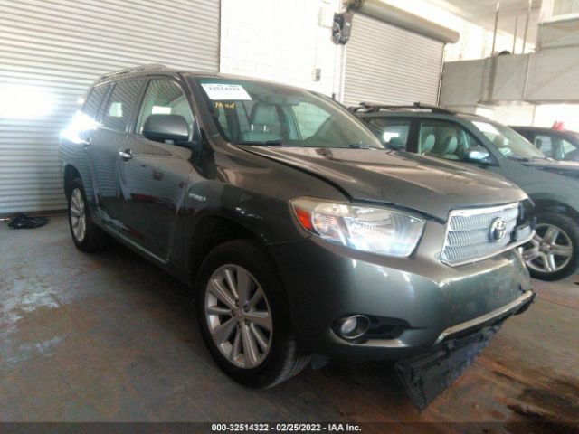 TOYOTA HIGHLANDER HYBRID 2010 jtejw3eh0a2041393