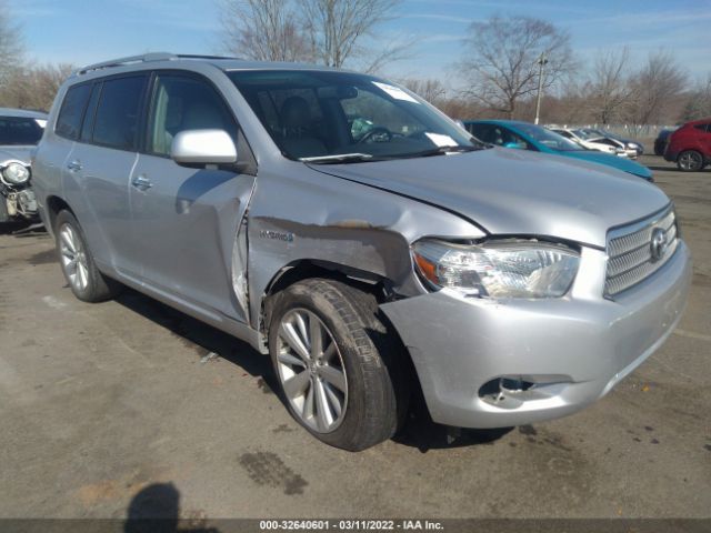 TOYOTA HIGHLANDER HYBRID 2010 jtejw3eh1a2041628