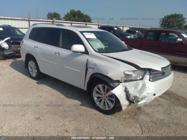 TOYOTA HIGHLANDER HYBRID 2010 jtejw3eh2a2038284