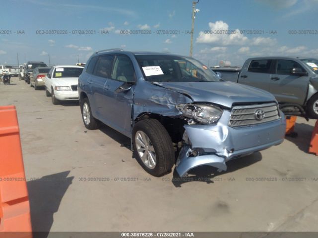 TOYOTA HIGHLANDER HYBRID 2010 jtejw3eh2a2039063