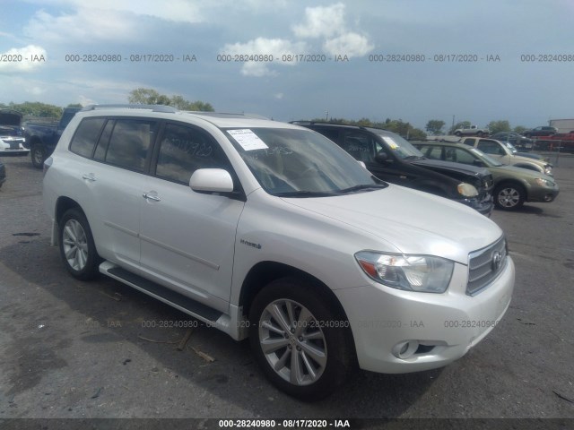 TOYOTA HIGHLANDER HYBRID 2010 jtejw3eh2a2043341