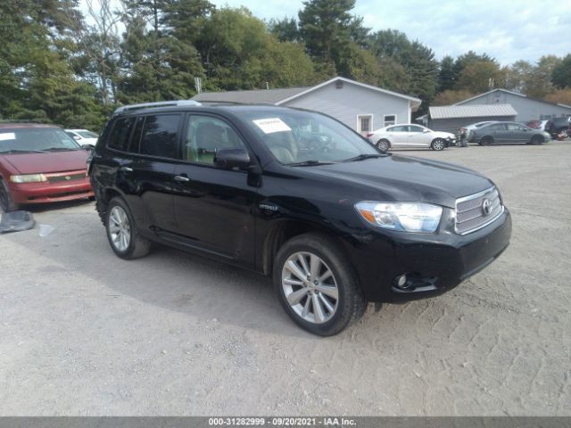 TOYOTA HIGHLANDER HYBRID 2010 jtejw3eh2a2044893