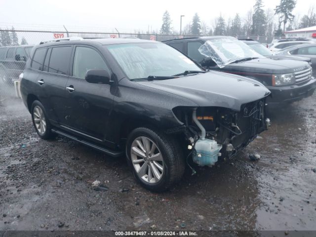 TOYOTA HIGHLANDER HYBRID 2010 jtejw3eh2a2045672